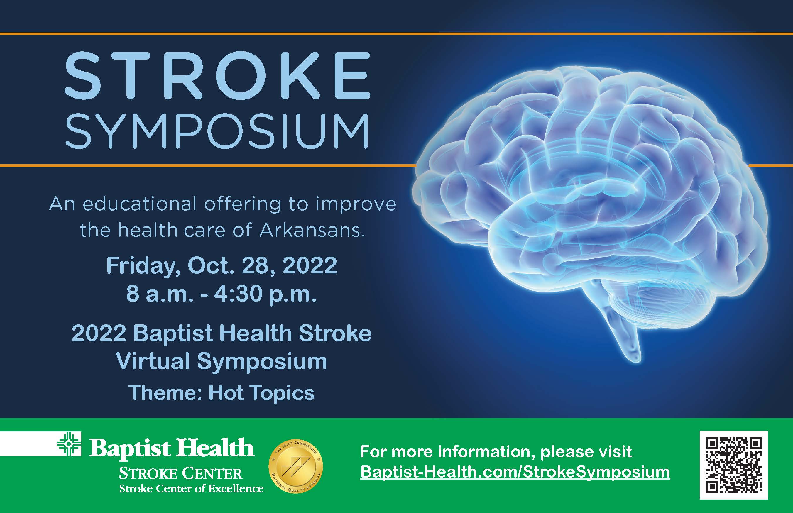 2022 Baptist Health Stroke Symposium Banner